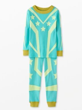 Hanna Andersson Glow in the Dark Long PJ Set sz. US 10 / 140